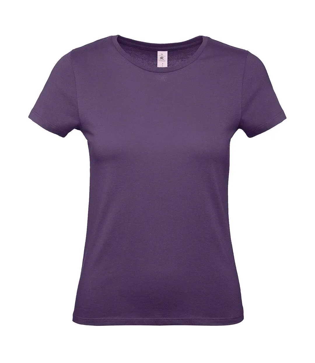 Womens/ladies #e150 t-shirt radiant purple B&C